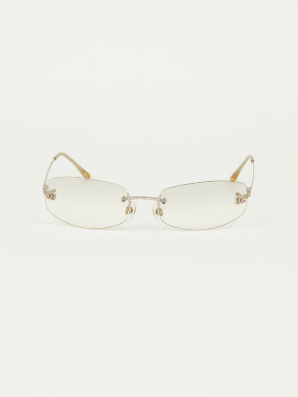 CHANEL RIMLESS SUNGLASSES