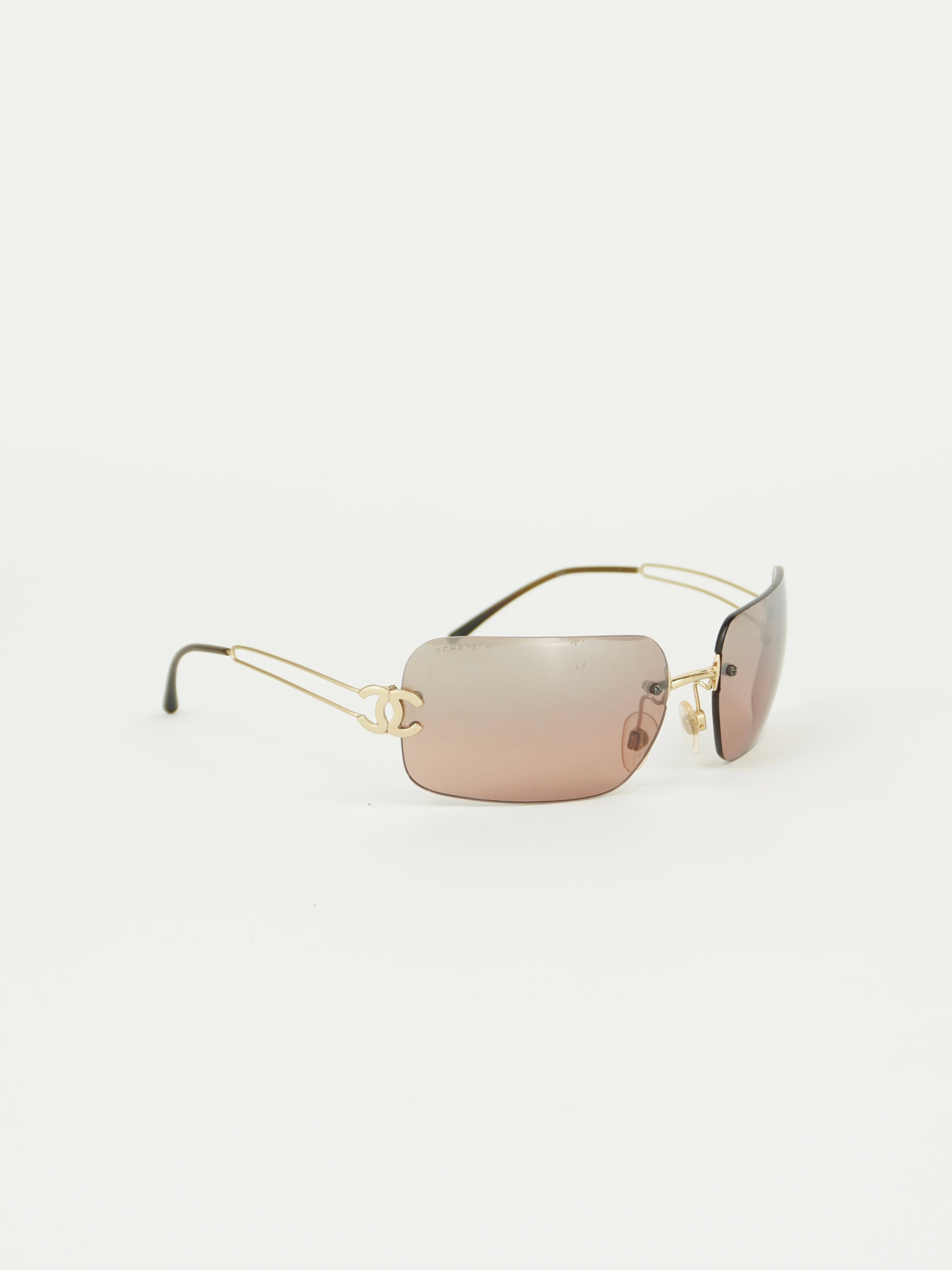 CHANEL RIMLESS SUNGLASSES