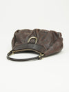 GUCCI MONOGRAM LEATHER ABBEY BAG