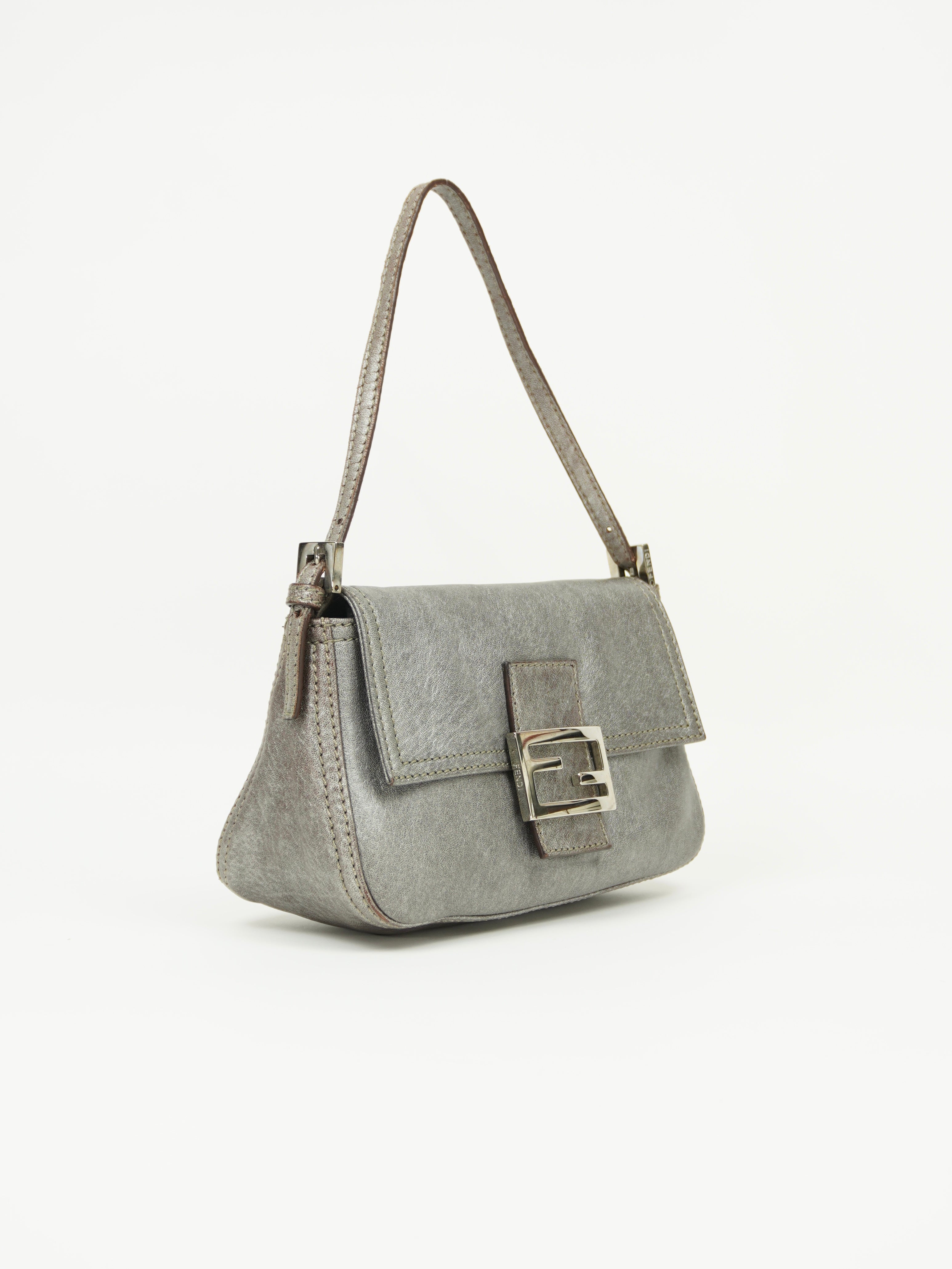 FENDI LEATHER BAGUETTE