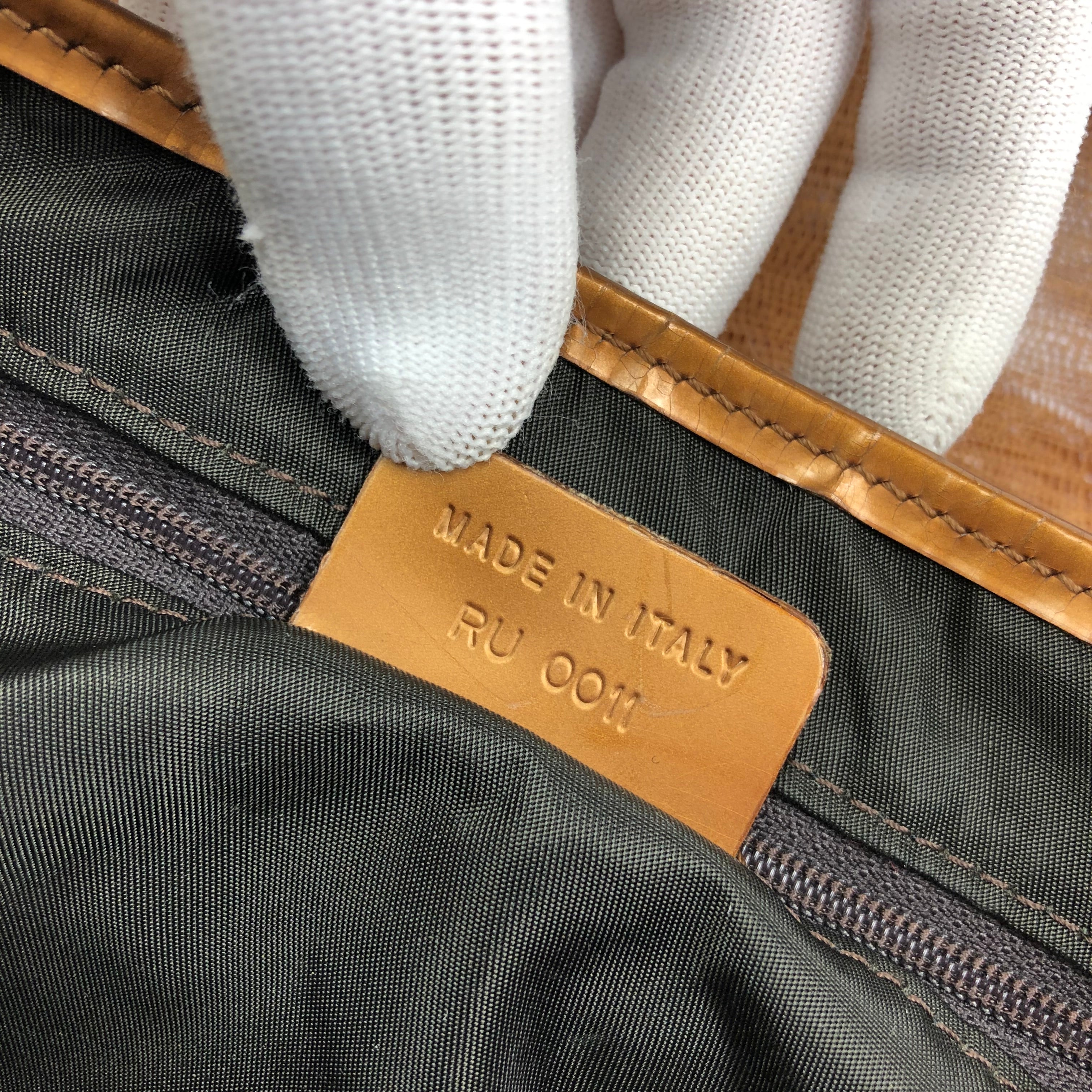 CHRISTIAN DIOR LIZARD DOUBLE SADDLE BAG