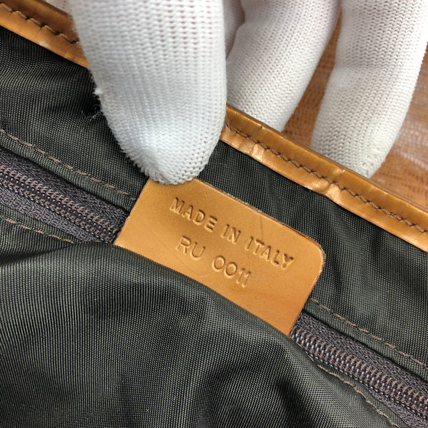 CHRISTIAN DIOR LIZARD DOUBLE SADDLE BAG