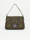 FENDI BEADED MAMA BAGUETTE WITH LIZARD TRIM
