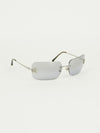 CHANEL RIMLESS RHINESTONE SUNGLASSES