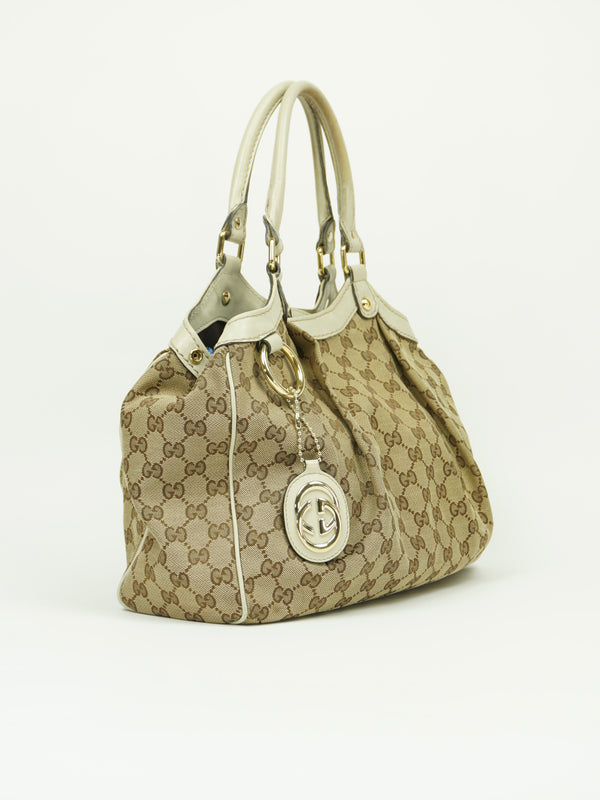 GUCCI MONOGRAM SUKEY BAG