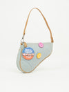 CHRISTIAN DIOR SPEEDWAY DENIM MINI SADDLE