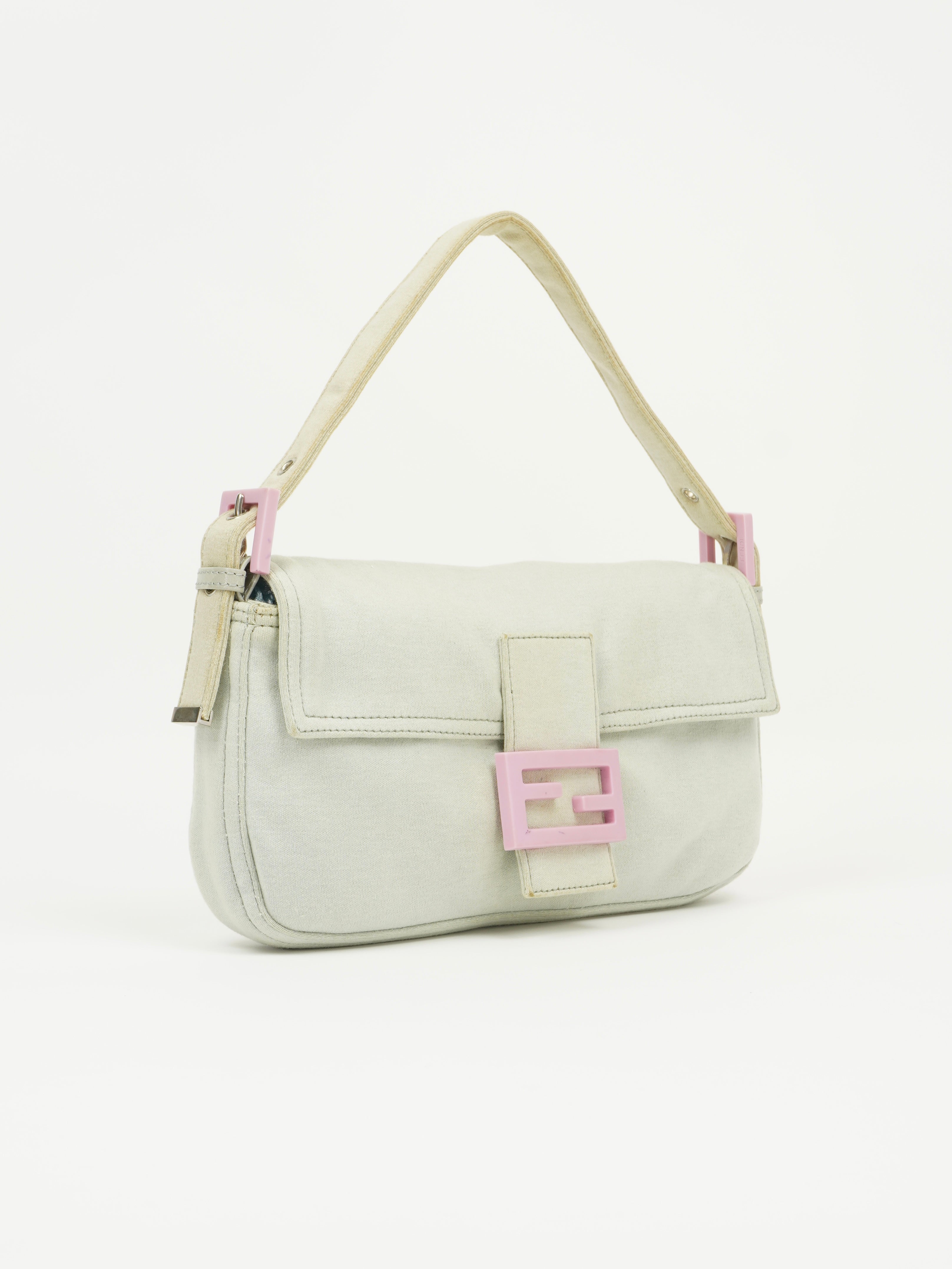 FENDI BAGUETTE WITH PINK HARDWARE