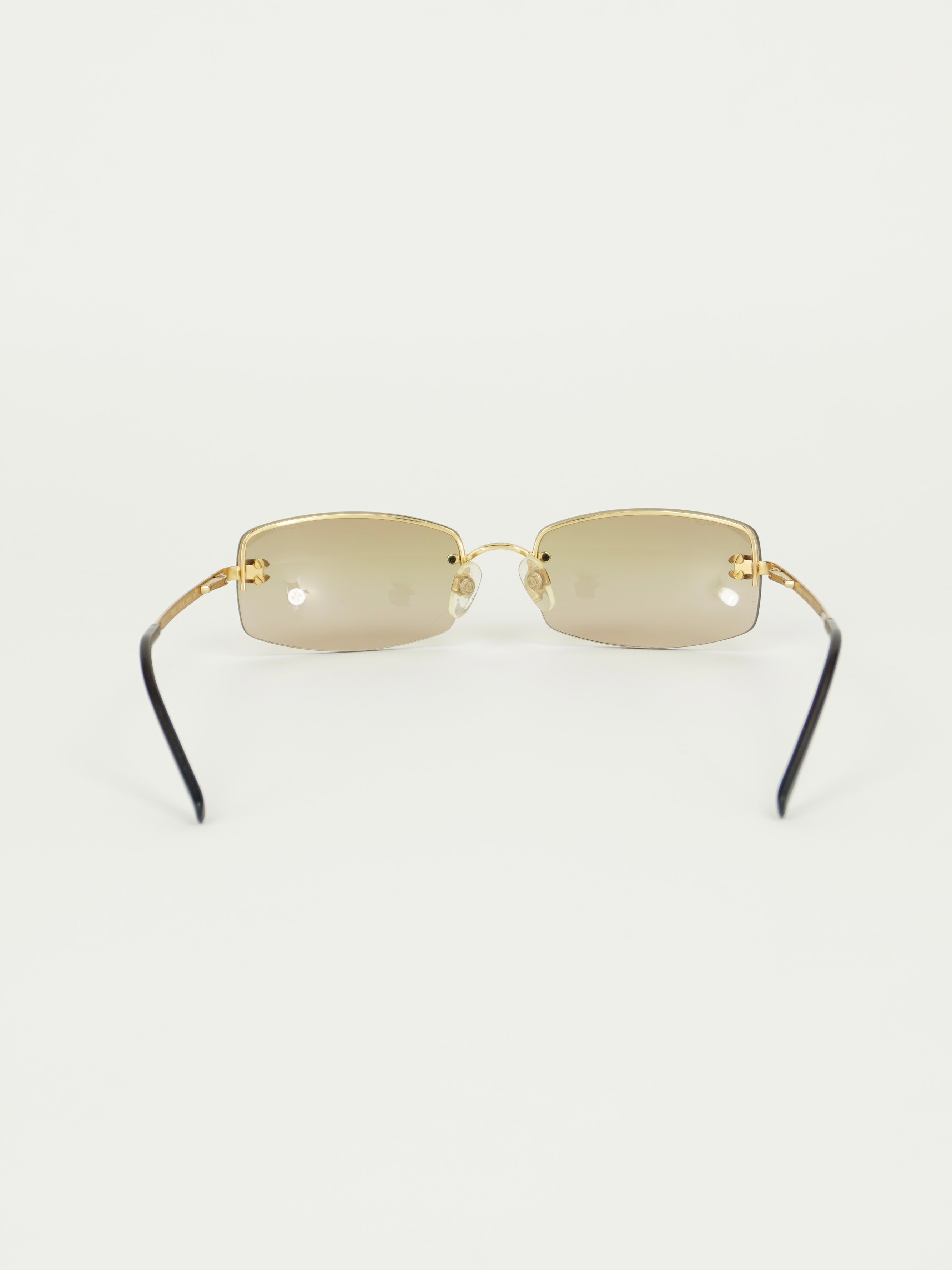 CHANEL RHINESTONE SUNGLASSES