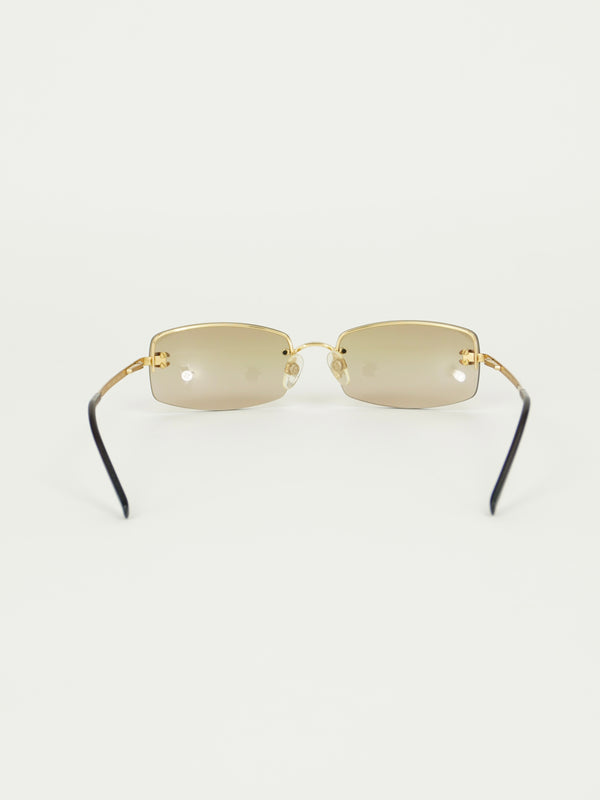 CHANEL RHINESTONE SUNGLASSES