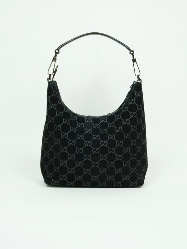 GUCCI TOM FORD SUEDE SHOULDER BAG