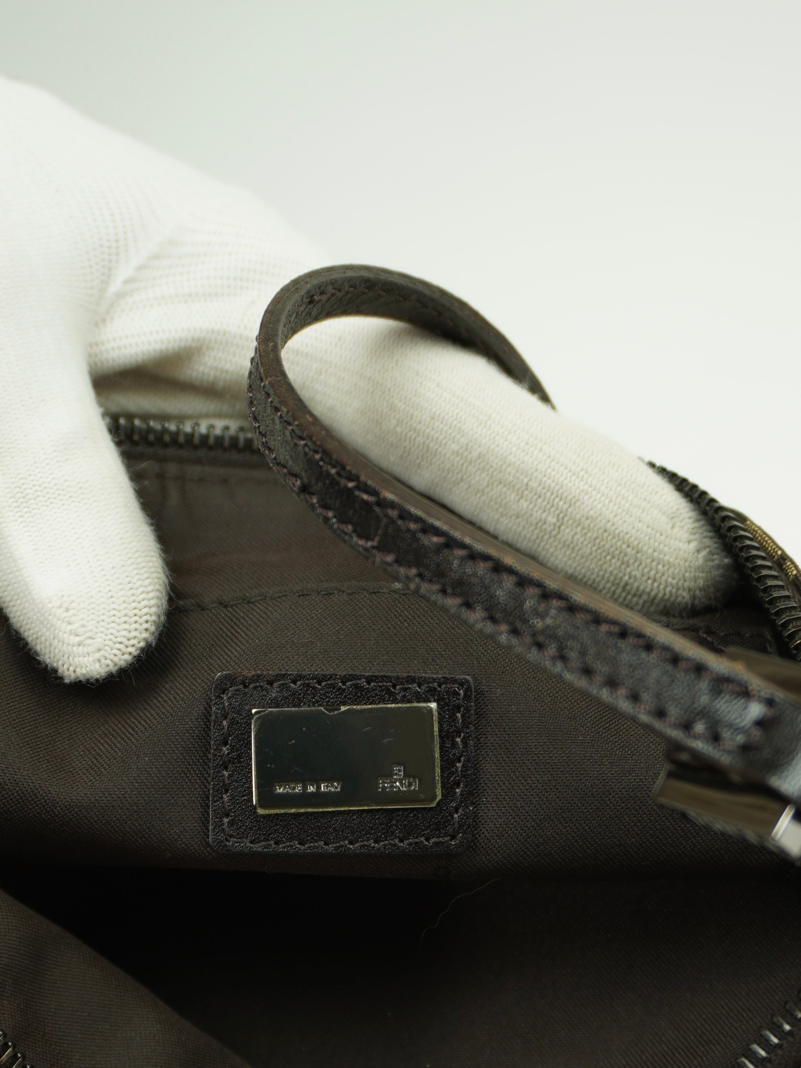 FENDI ZUCCA SHOULDER BAG