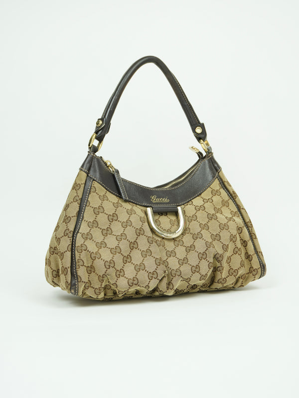 GUCCI MONOGRAM ABBEY BAG