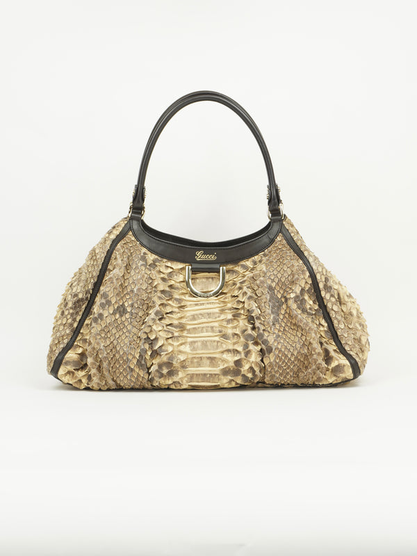 GUCCI SNAKESKIN ABBEY BAG