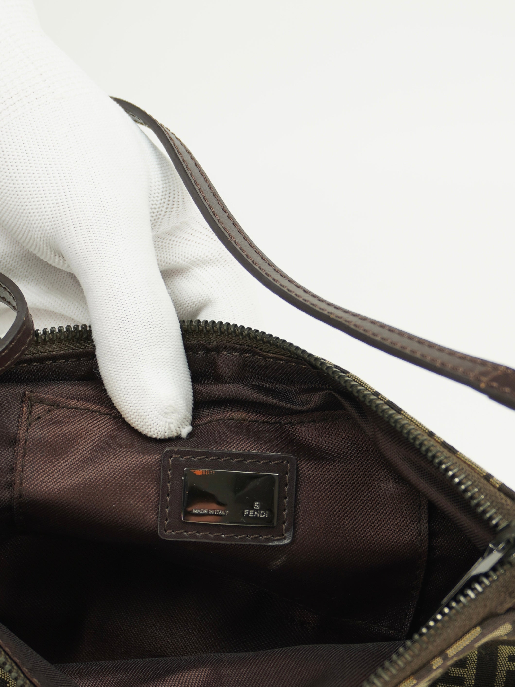 FENDI ZUCCA SHOULDER BAG