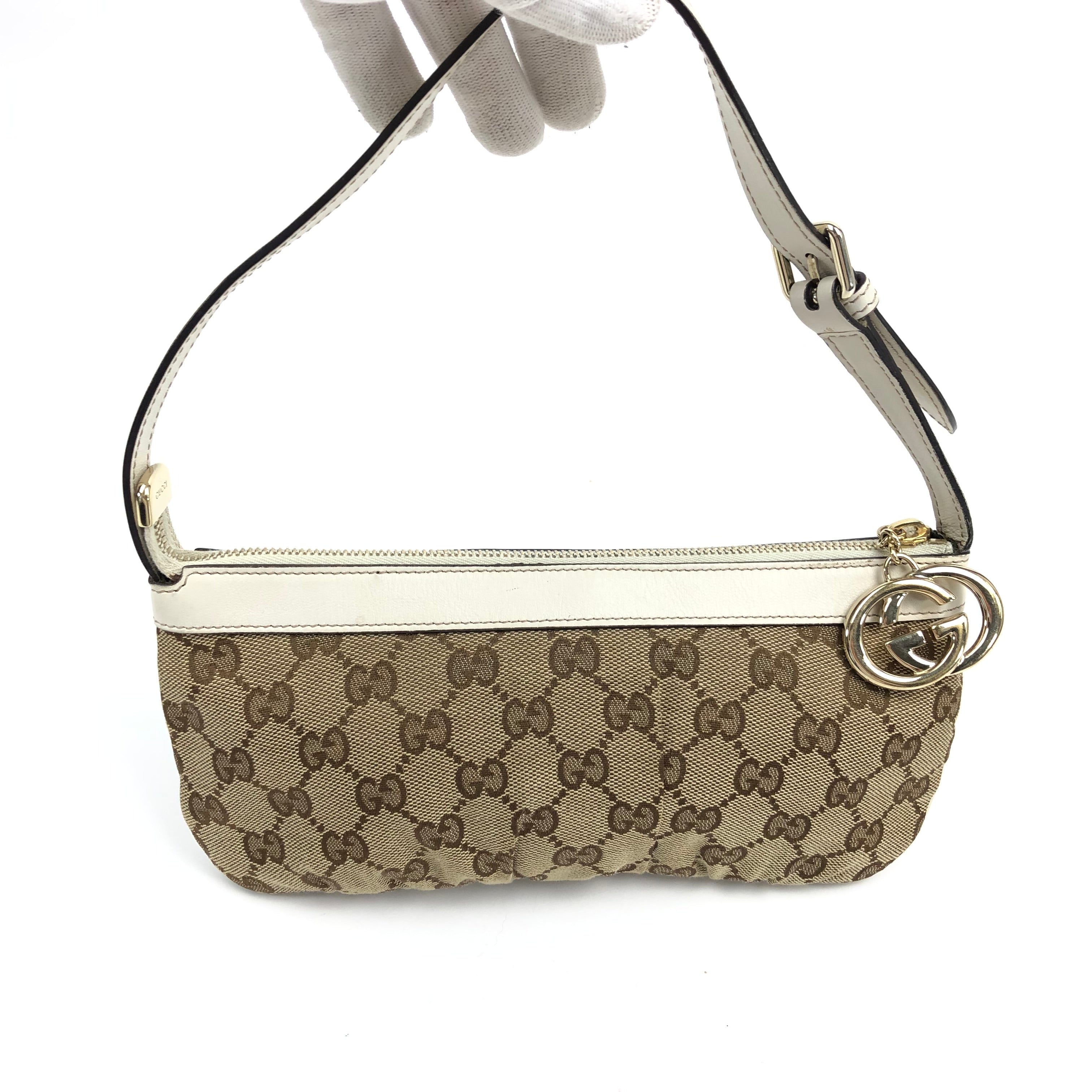 GUCCI MONOGRAM SHOULDER BAG