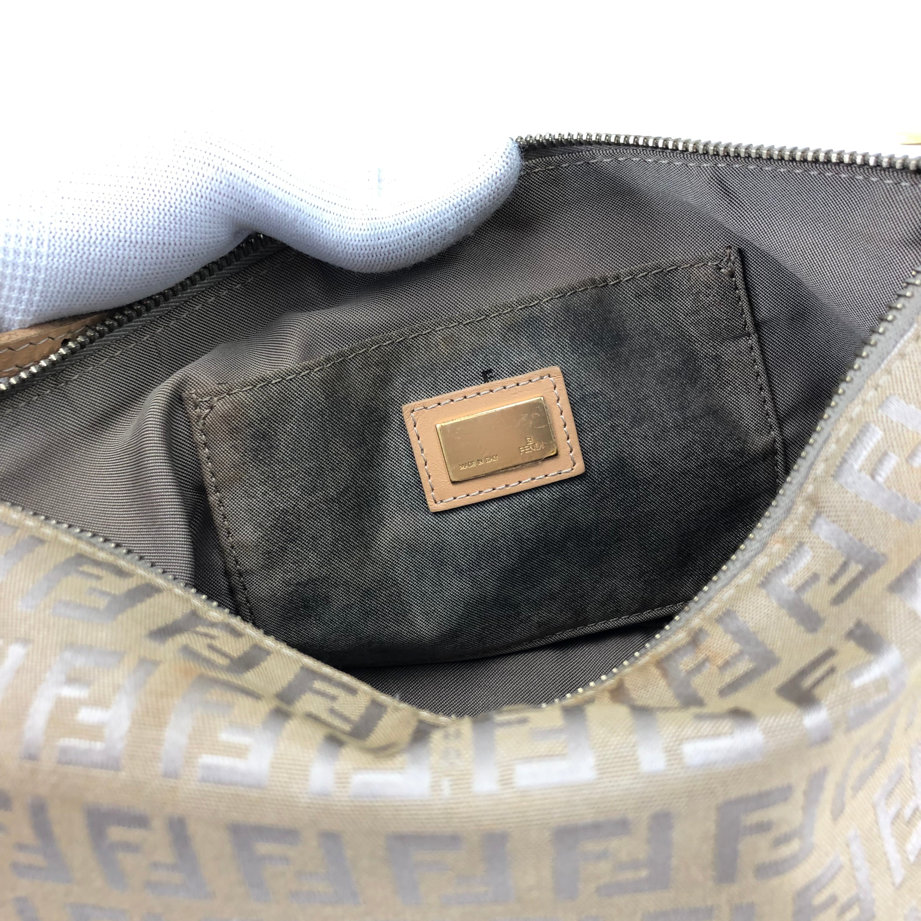 FENDI ZUCCA SHOULDER BAG