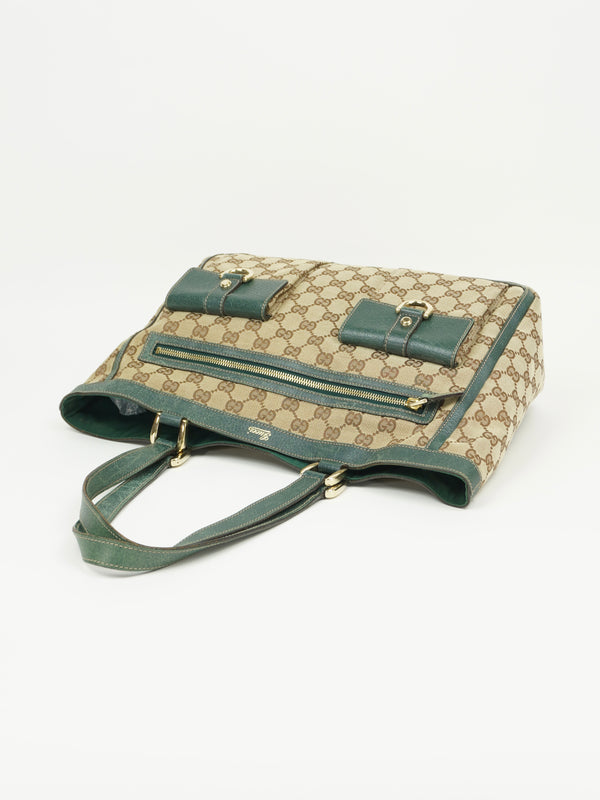 GUCCI MONOGRAM SHOULDER BAG