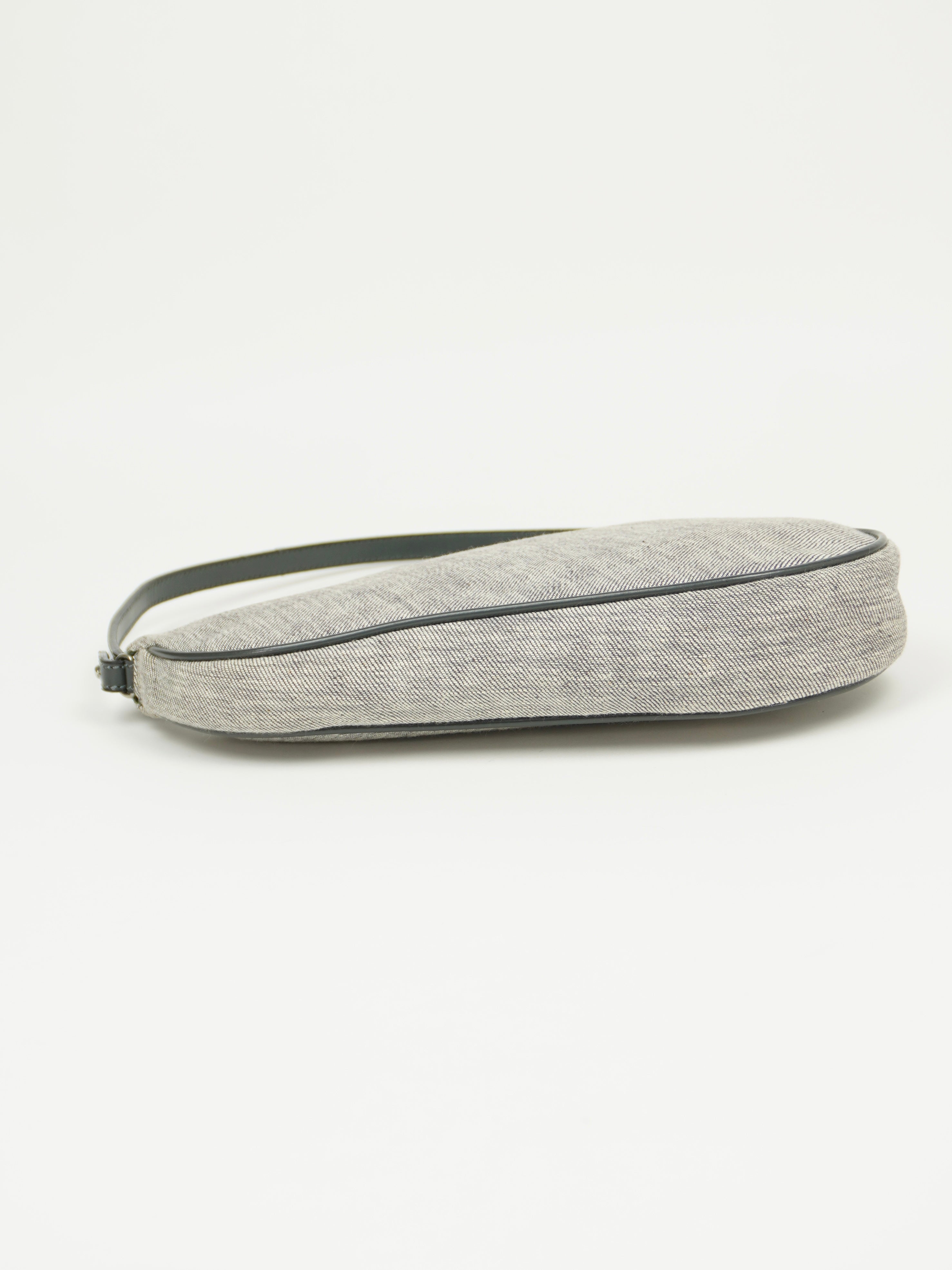CHRISTIAN DIOR DENIM MINI SADDLE