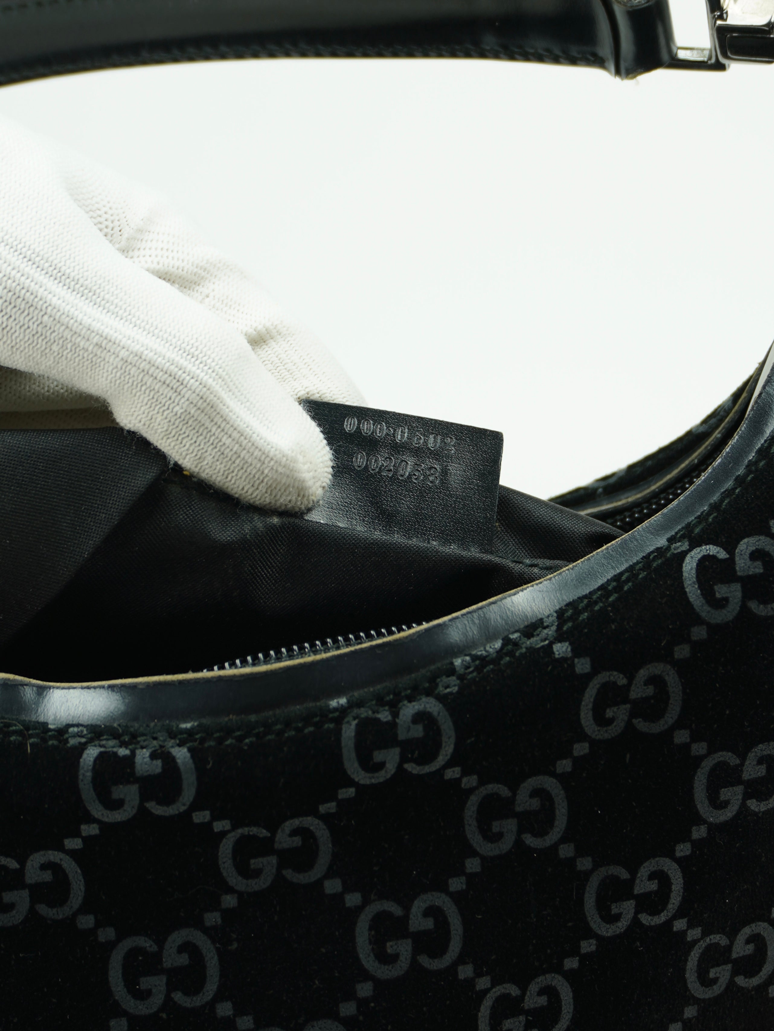 GUCCI TOM FORD SUEDE SHOULDER BAG