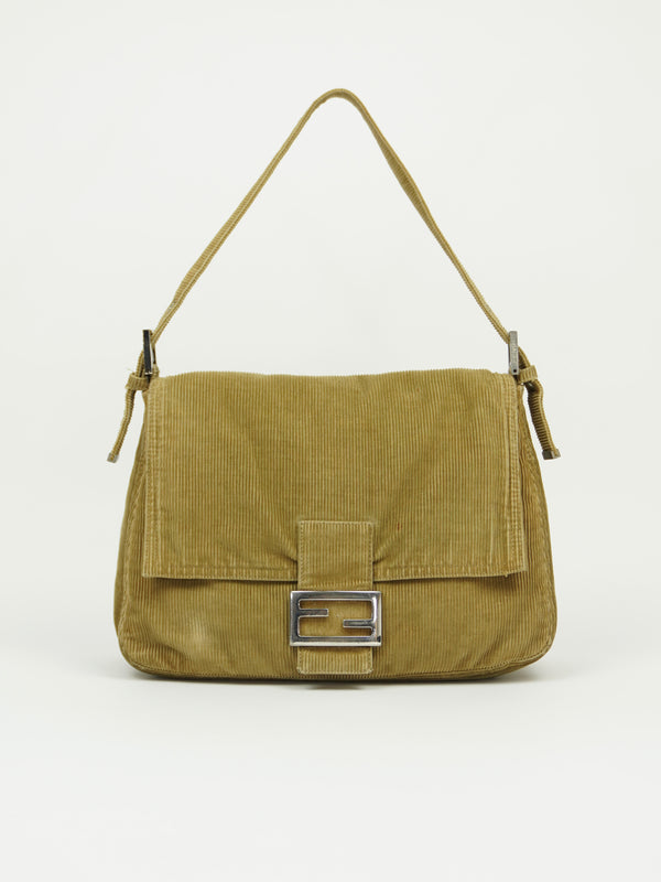 FENDI CORDUROY MAMA BAGUETTE