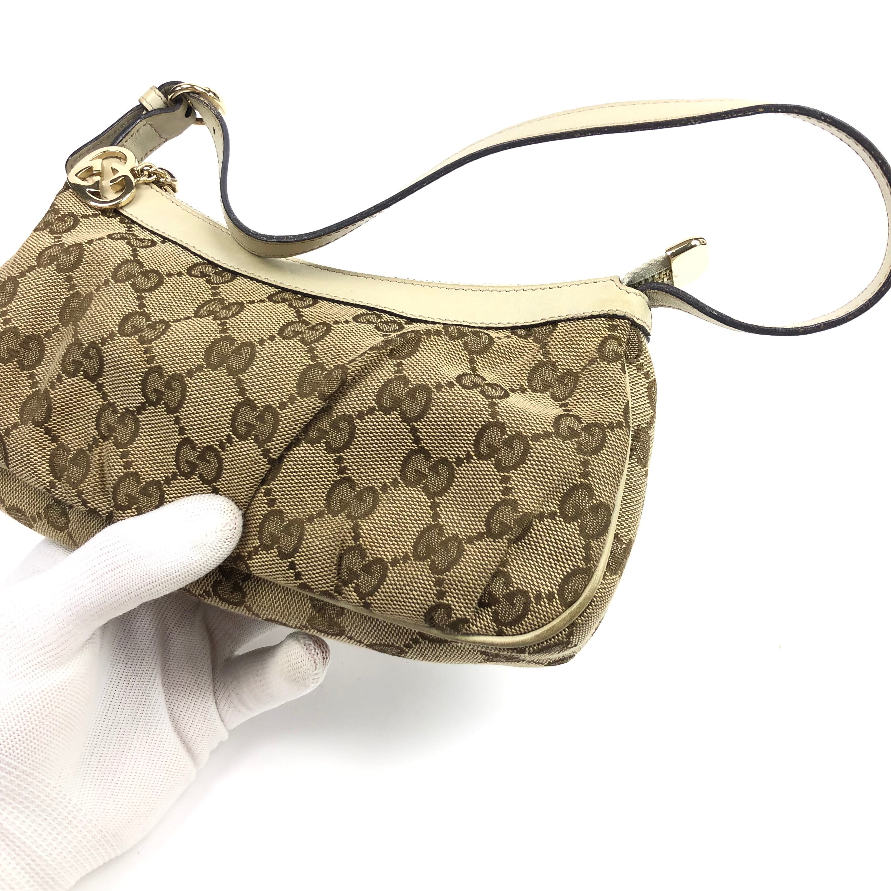 GUCCI MONOGRAM SHOULDER BAG