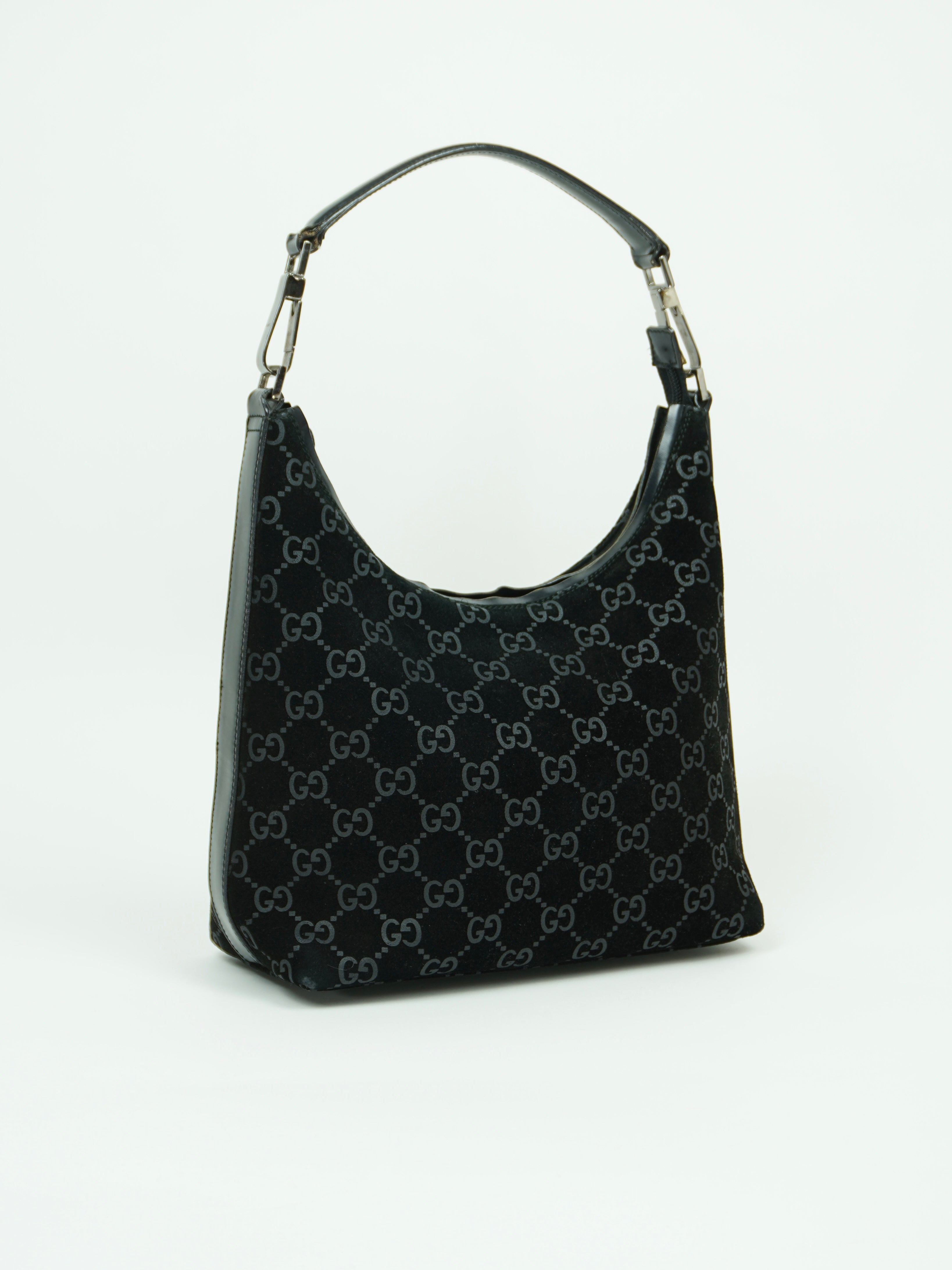GUCCI TOM FORD SUEDE SHOULDER BAG