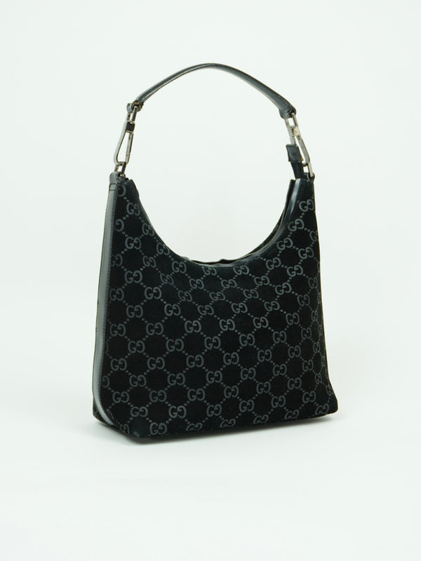GUCCI TOM FORD SUEDE SHOULDER BAG