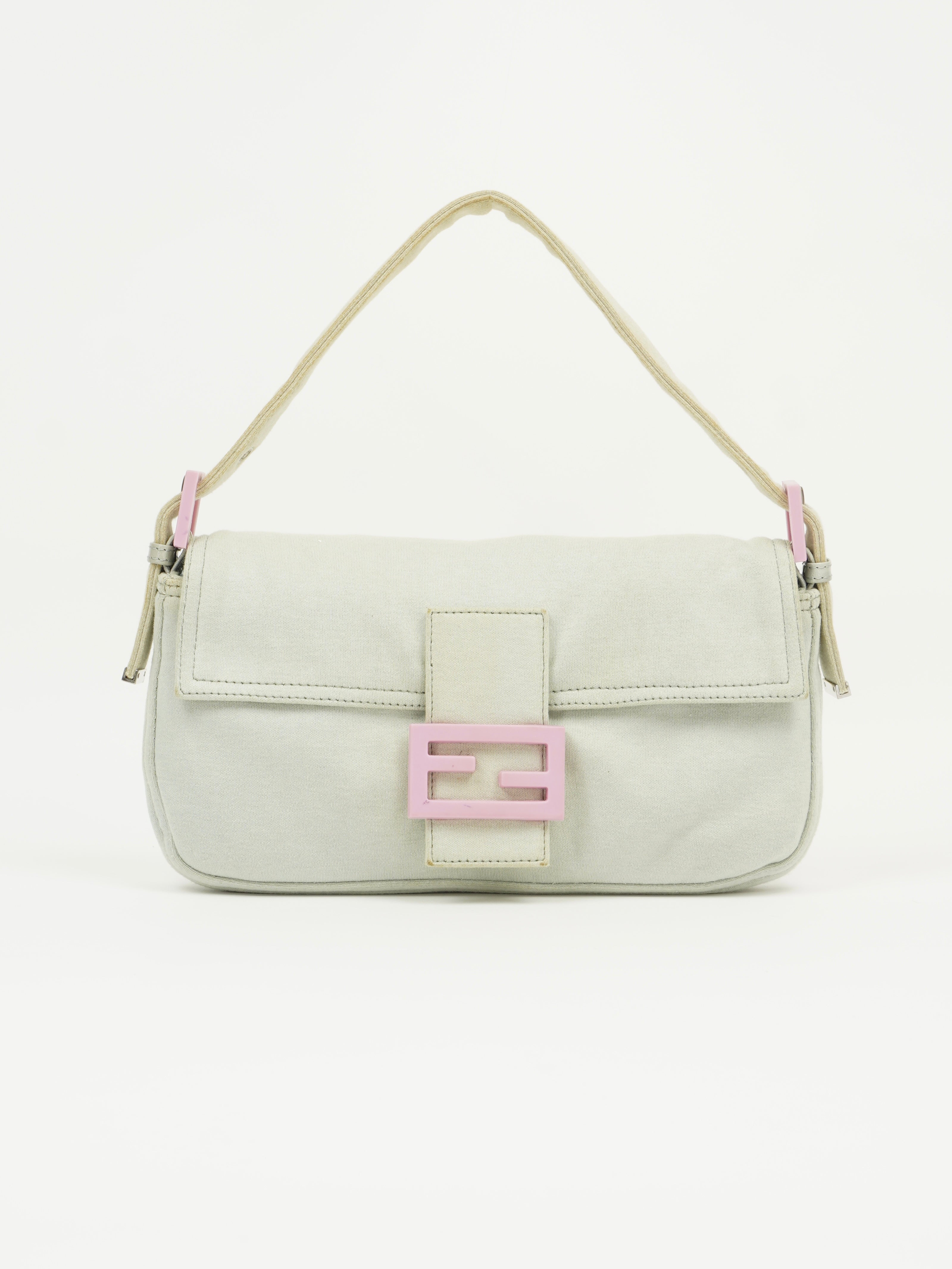 FENDI BAGUETTE WITH PINK HARDWARE
