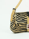 FENDI CALF HAIR ZEBRA BAGUETTE