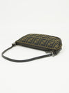 FENDI ZUCCA CRESCENT SHOULDER BAG