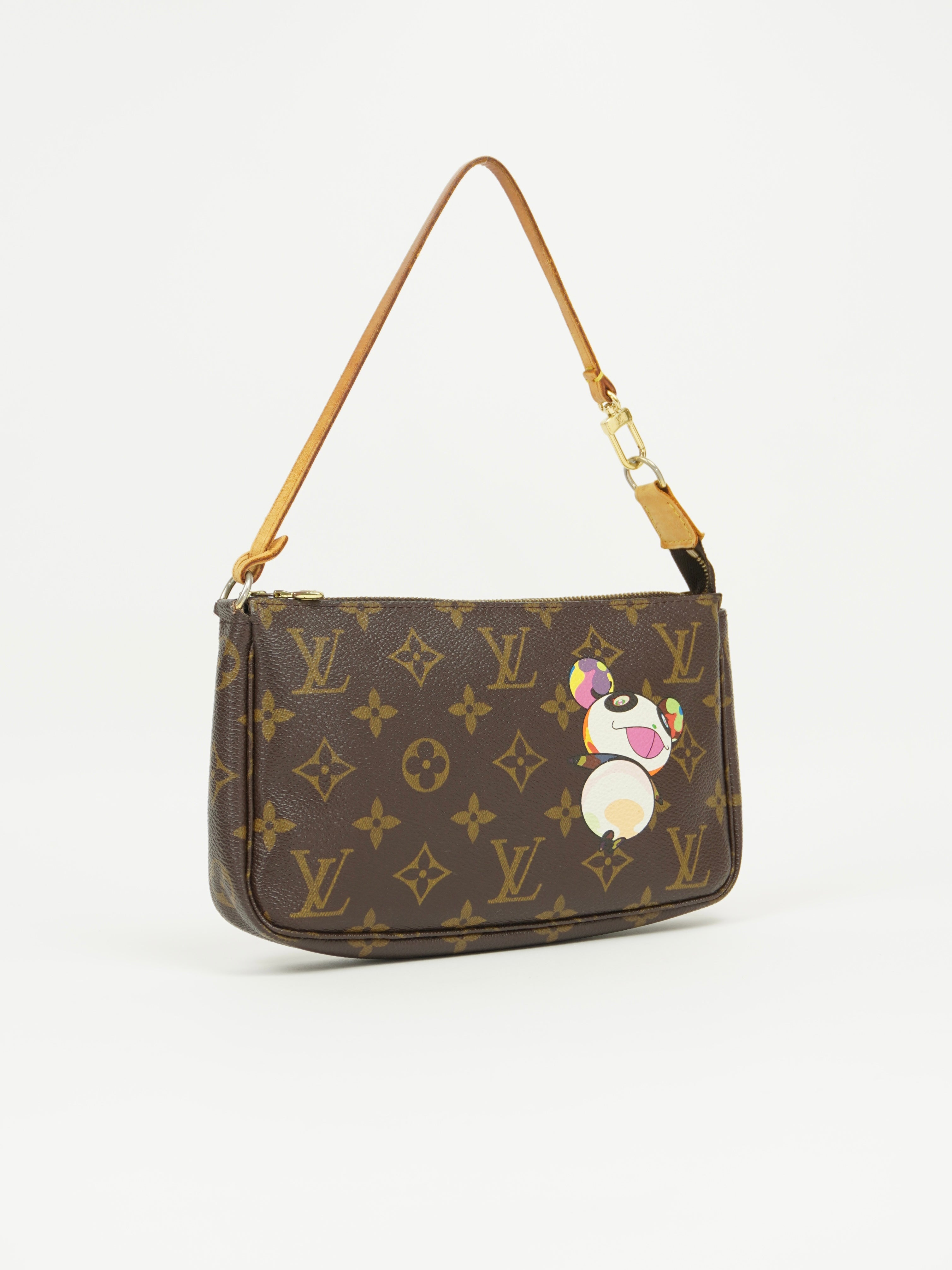 LOUIS VUITTON TAKASHI MURAKAMI PANDA POCHETTE BAG