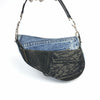 CHRISTIAN DIOR DIORELLA DENIM SADDLE BAG