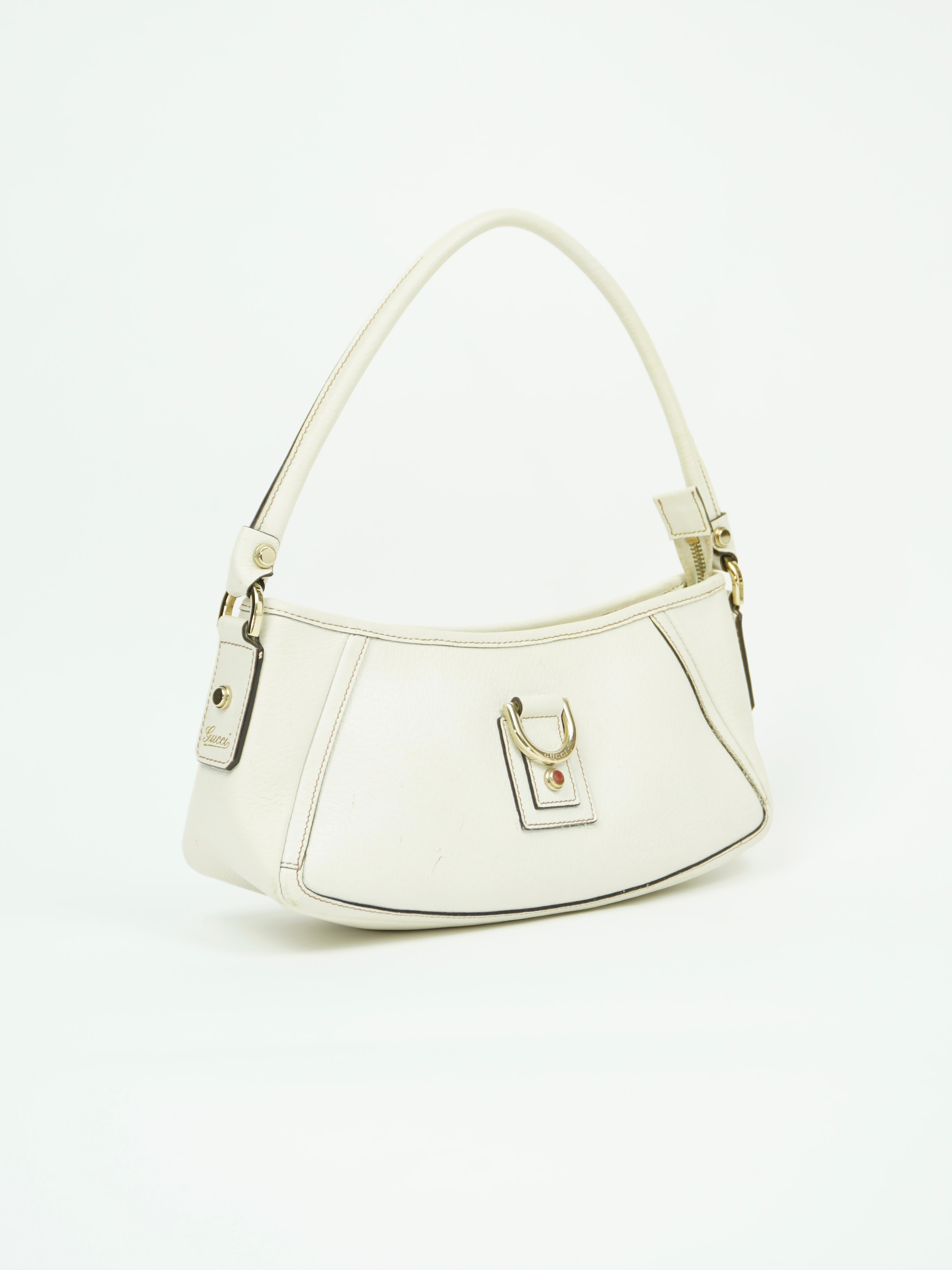 GUCCI LEATHER SHOULDER BAG