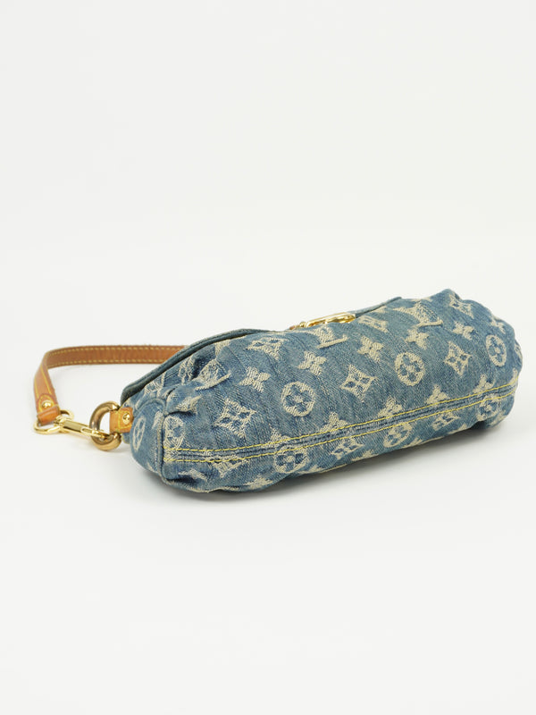 LOUIS VUITTON DENIM PLEATY BAG