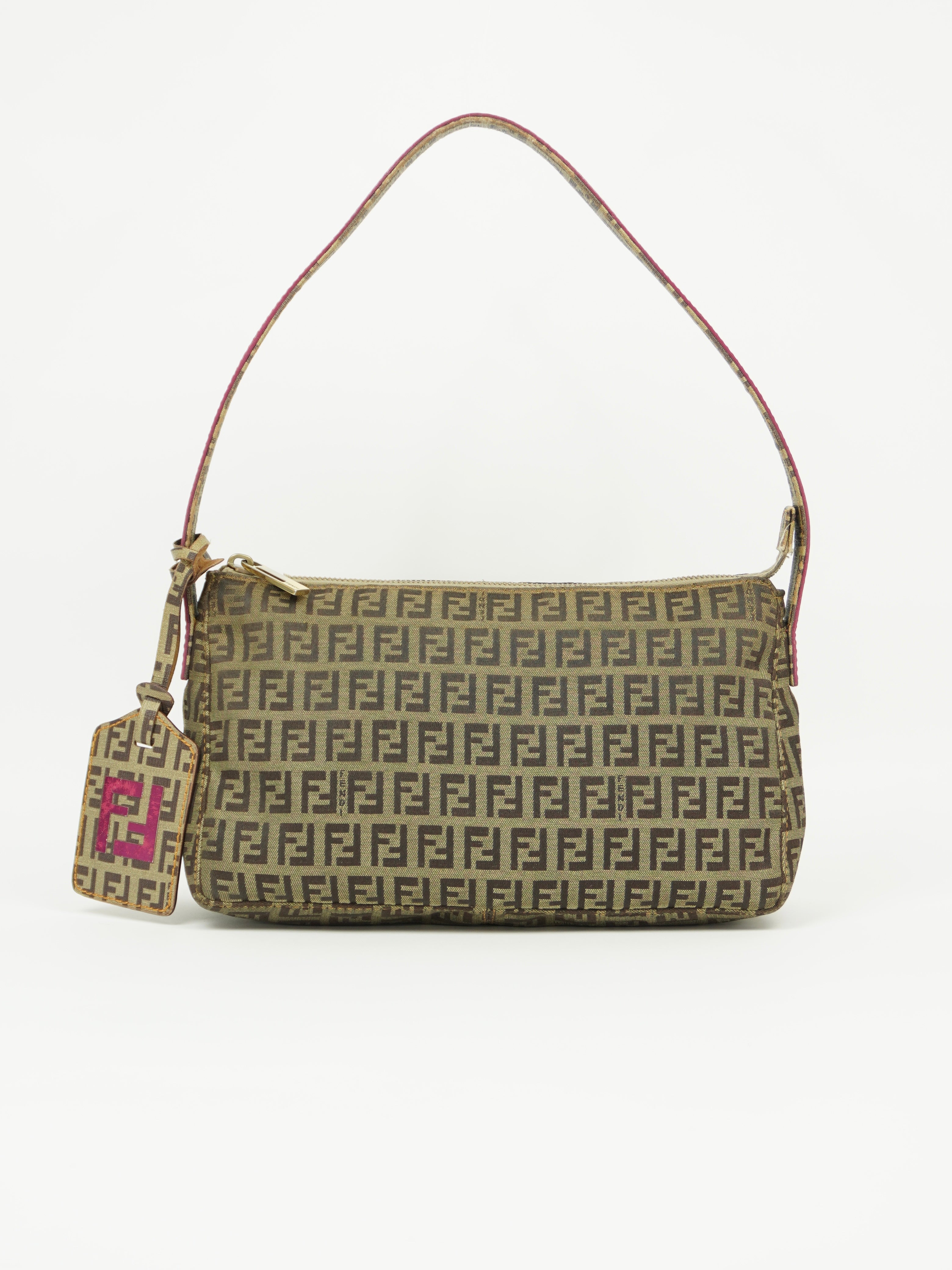 FENDI ZUCCA SHOULDER BAG