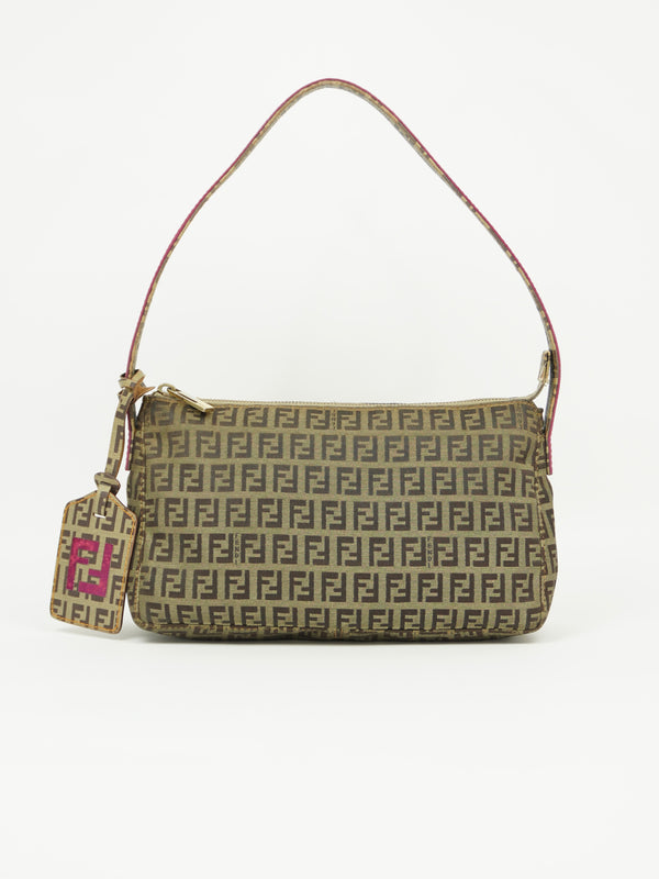 FENDI ZUCCA SHOULDER BAG