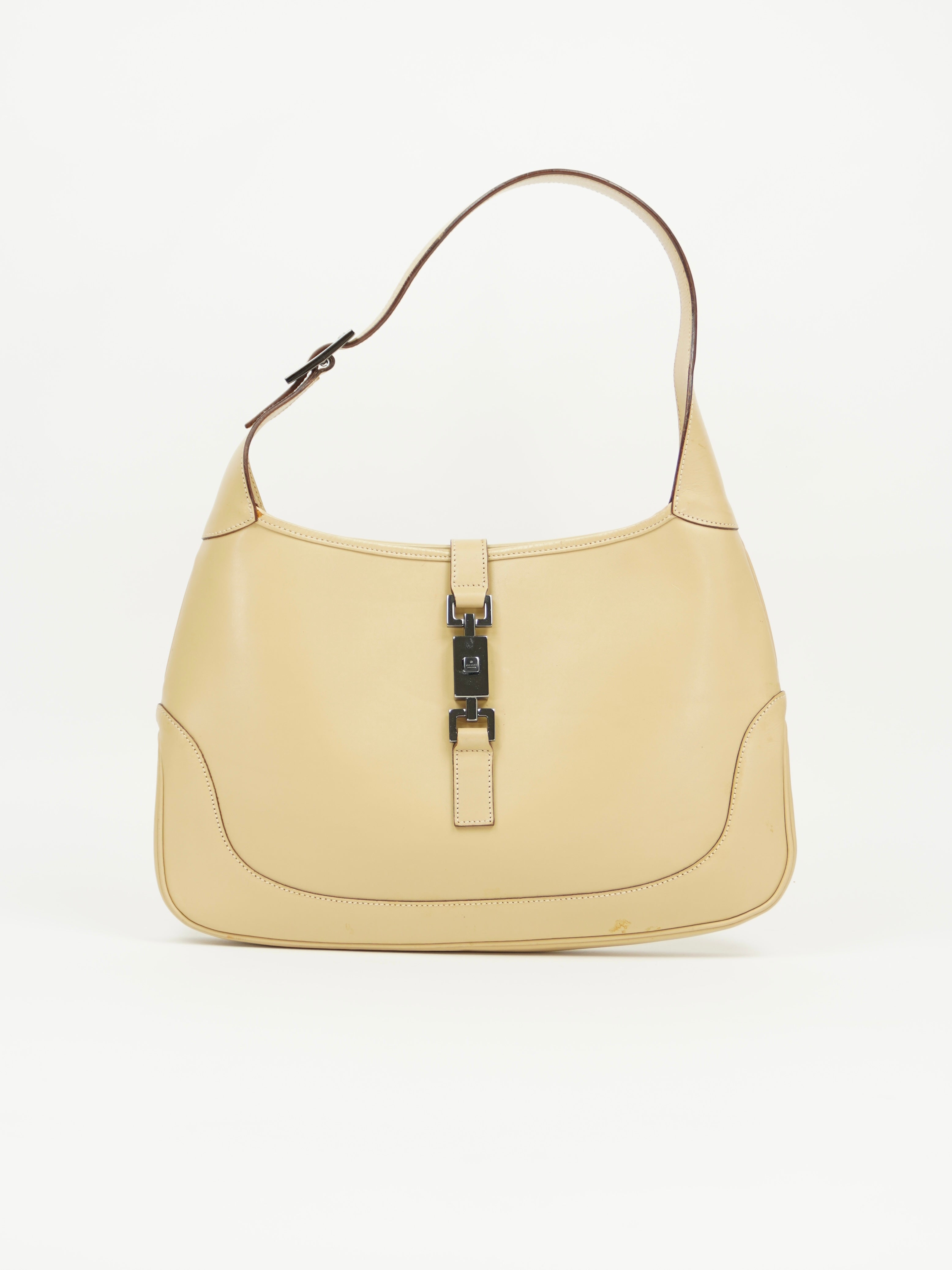 GUCCI LEATHER JACKIE SHOULDER BAG