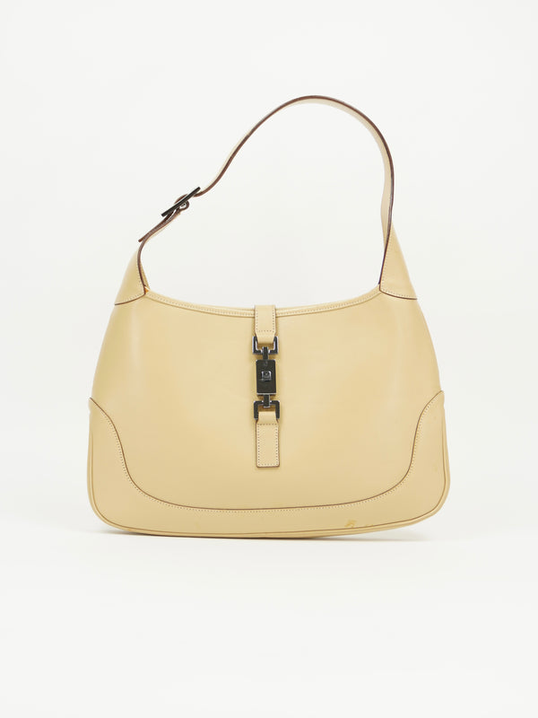 GUCCI LEATHER JACKIE SHOULDER BAG
