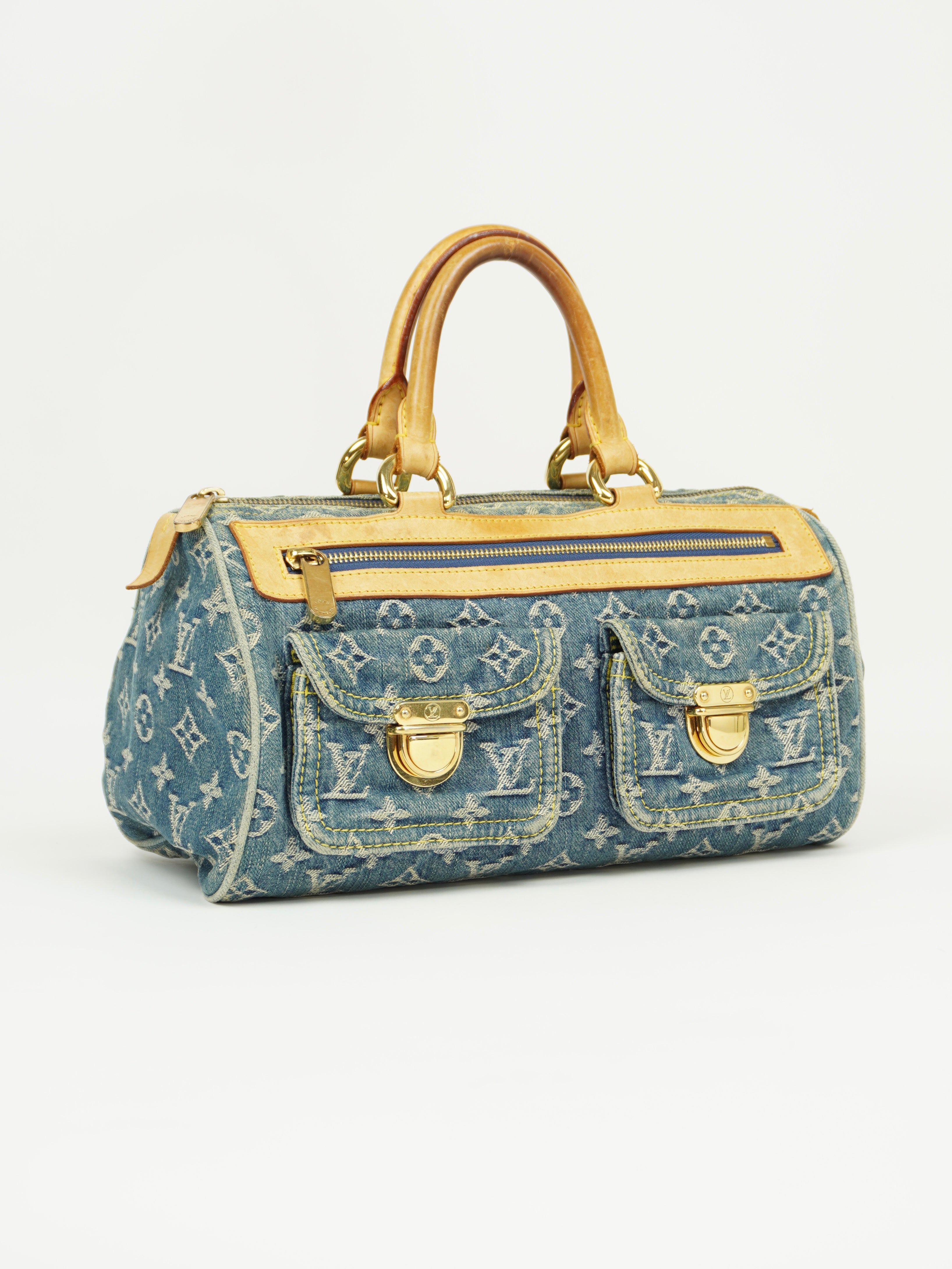 LOUIS VUITTON DENIM NEO SPEEDY BAG
