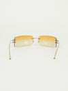 CHANEL RIMLESS RHINESTONE SUNGLASSES