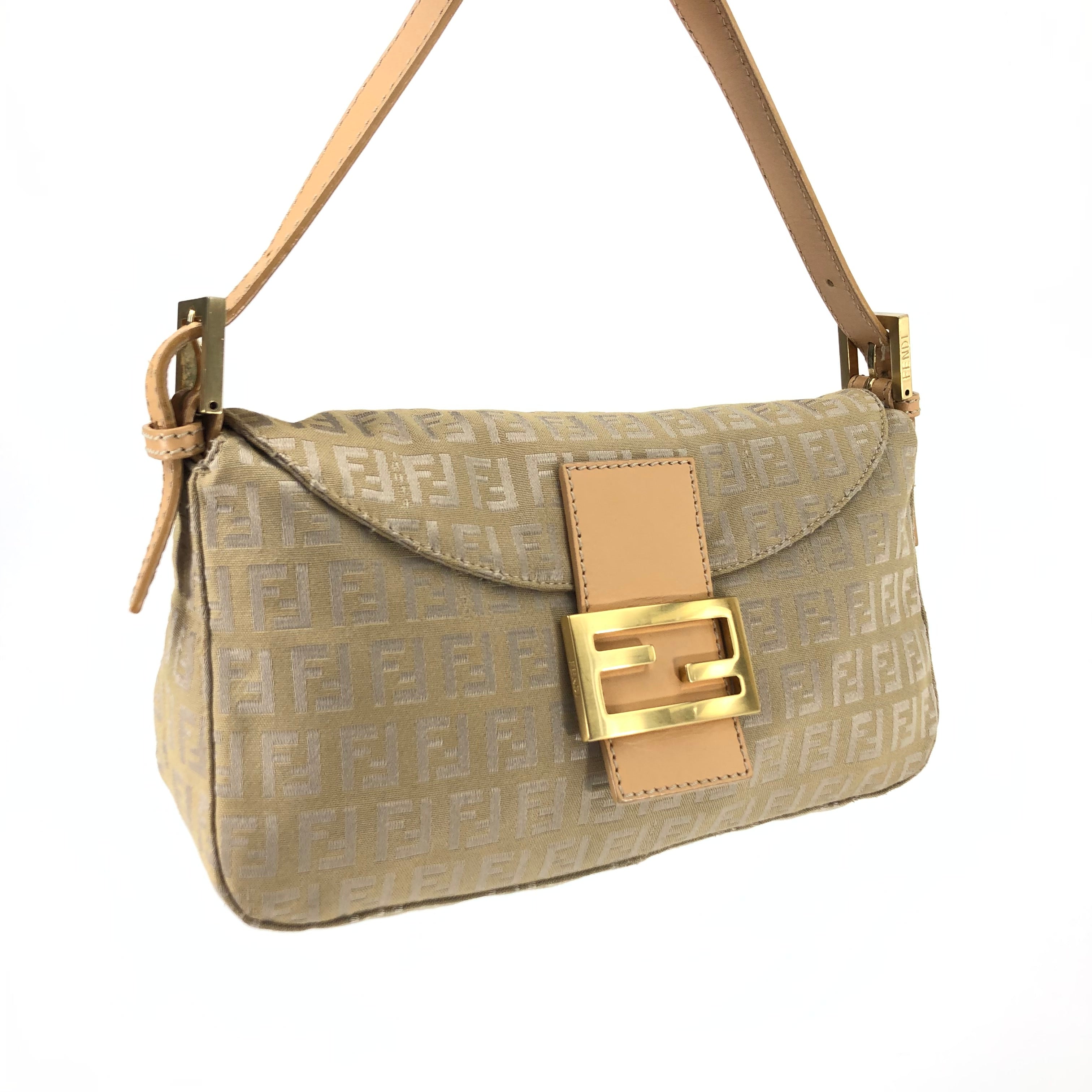 FENDI ZUCCA SHOULDER BAG