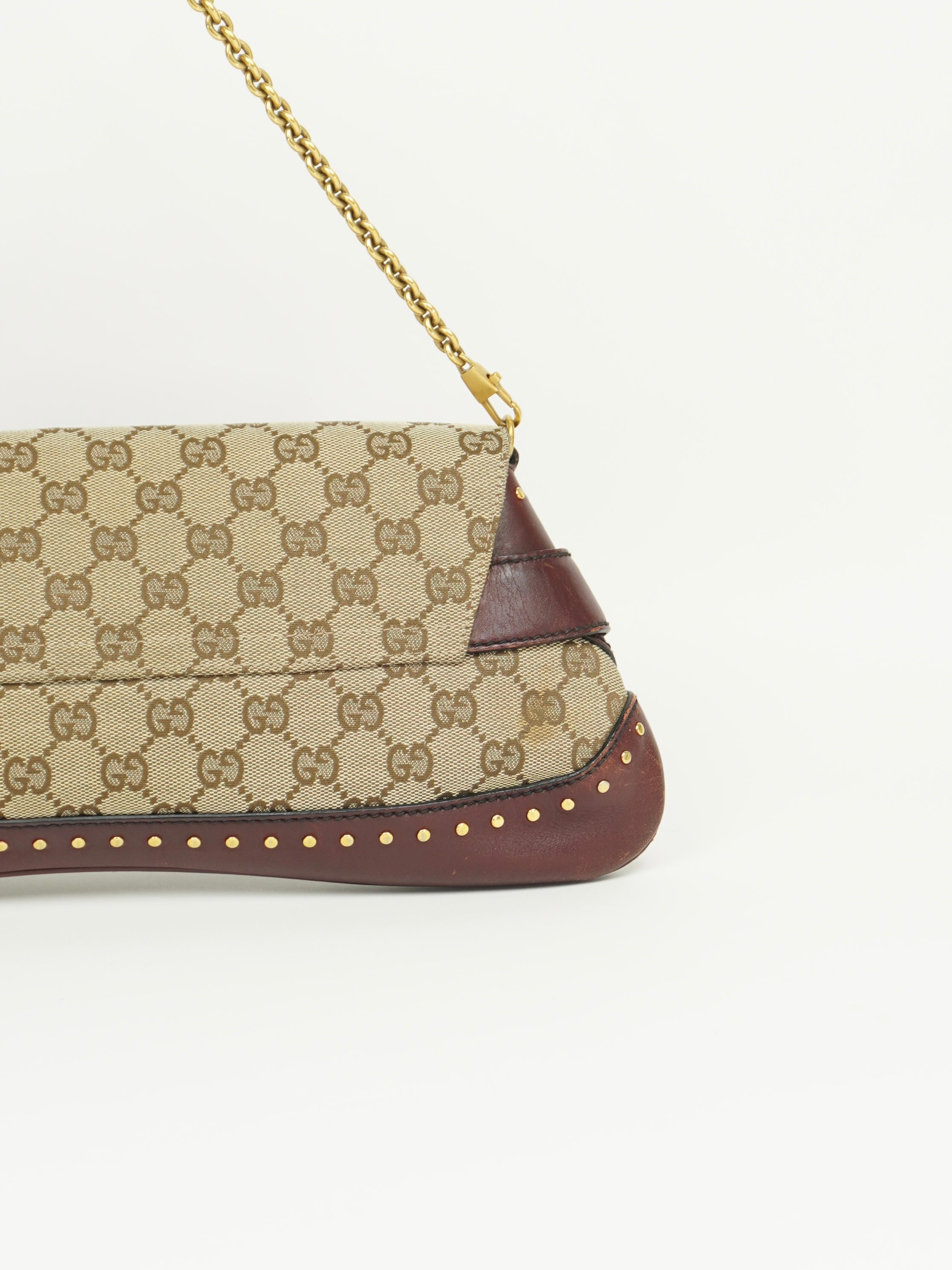 GUCCI TOM FORD STUDDED HORSEBIT BAG
