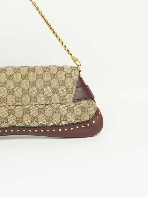 GUCCI TOM FORD STUDDED HORSEBIT BAG