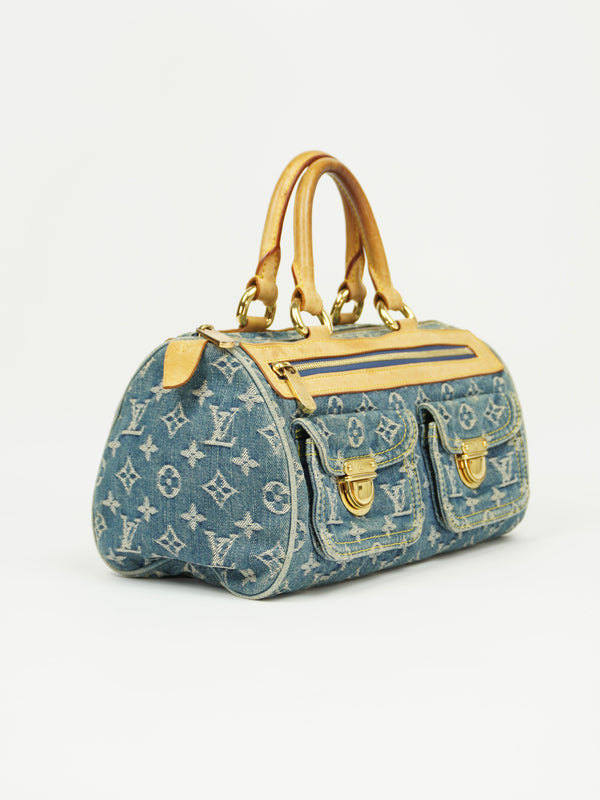 LOUIS VUITTON DENIM NEO SPEEDY BAG