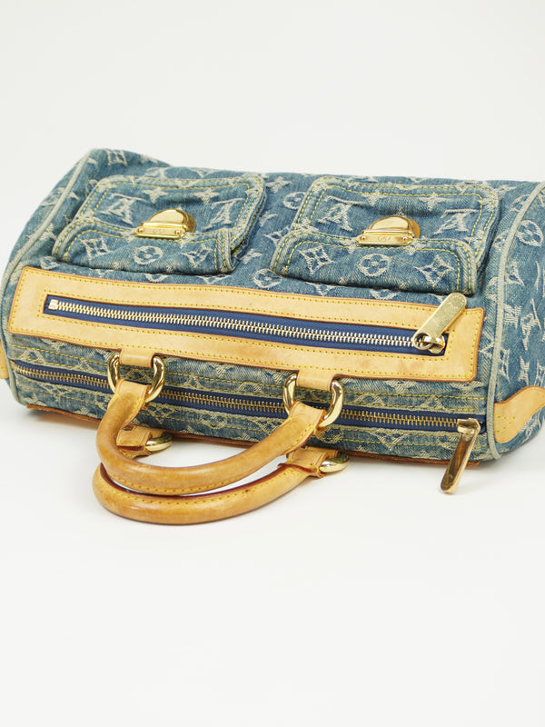 LOUIS VUITTON DENIM NEO SPEEDY BAG