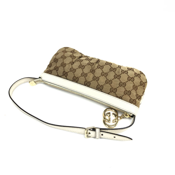 GUCCI MONOGRAM SHOULDER BAG