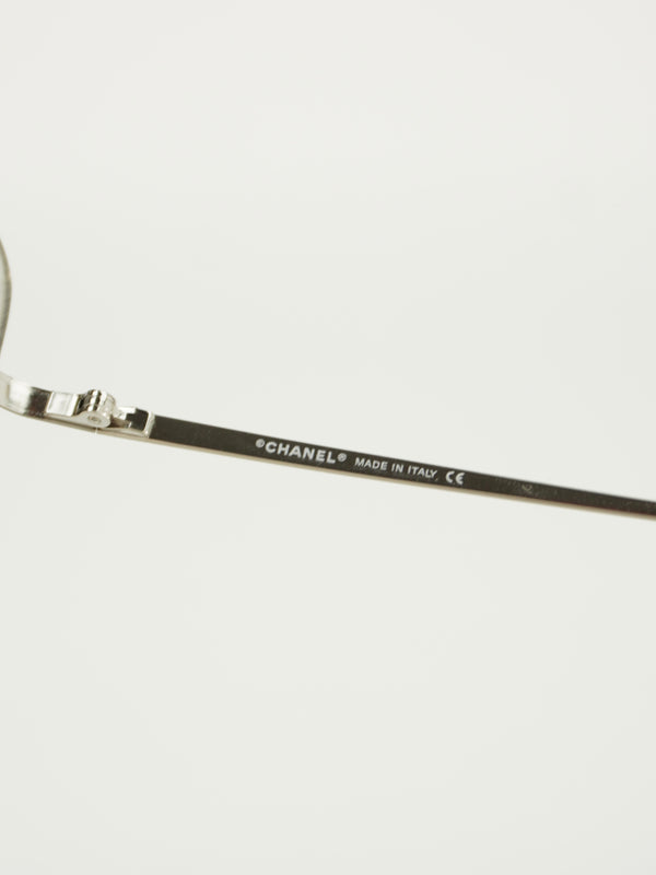 CHANEL RIMLESS RHINESTONE SUNGLASSES