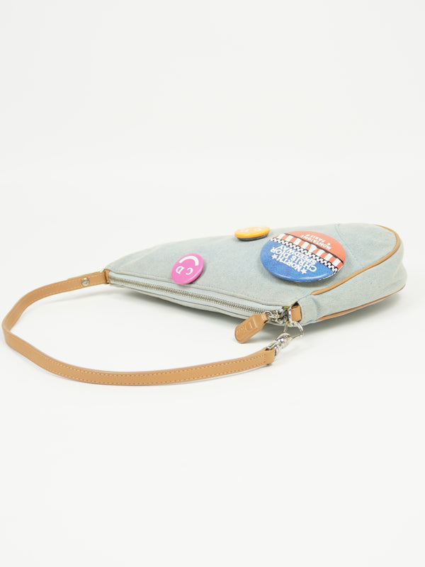 CHRISTIAN DIOR SPEEDWAY DENIM MINI SADDLE