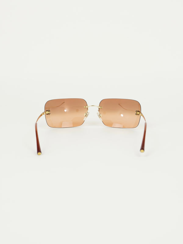 CHANEL RIMLESS SUNGLASSES