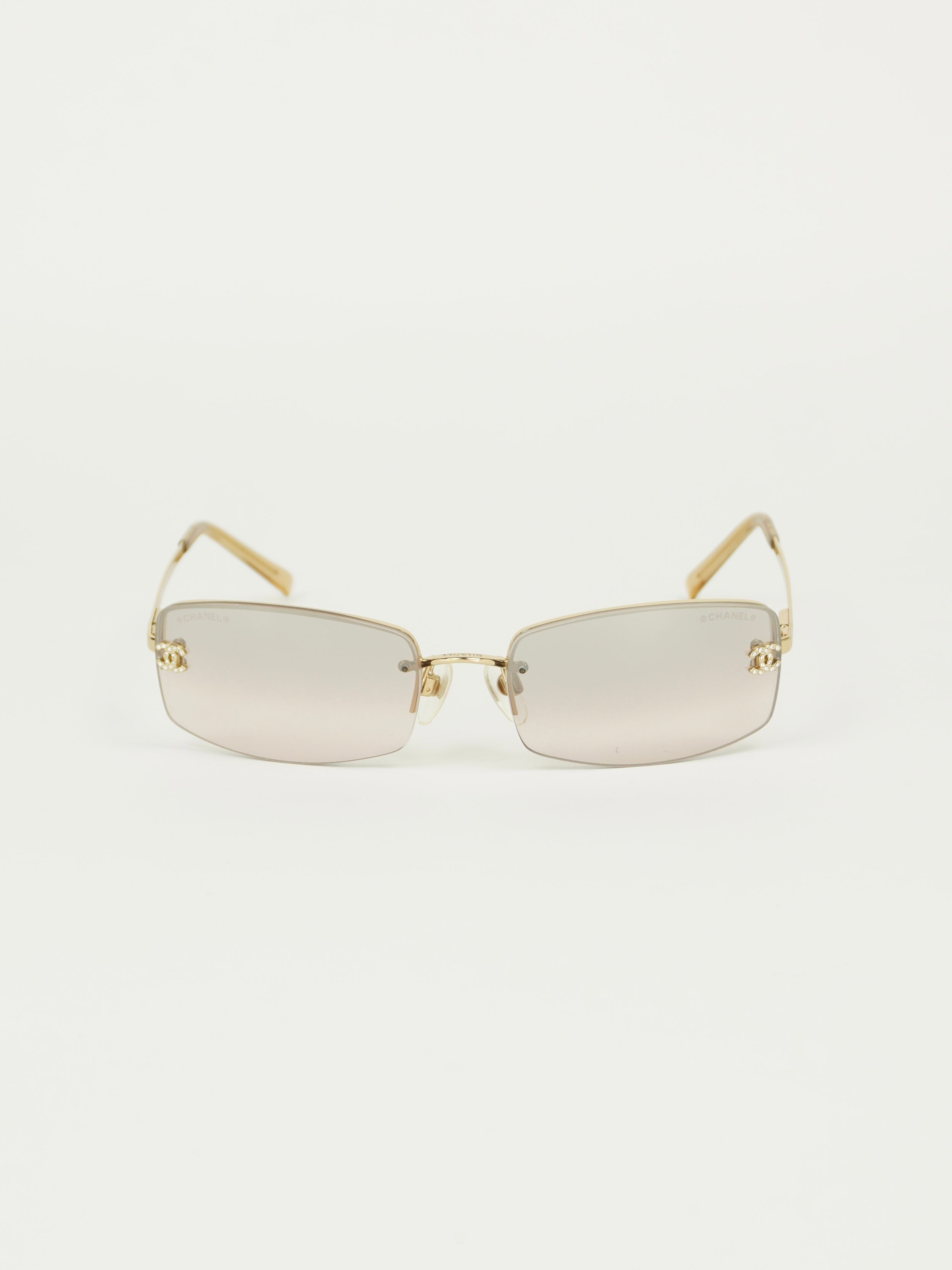 CHANEL RHINESTONE SUNGLASSES